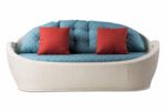 Crocetta Outdoor Sofa Set 3 Seater , 2 Single seater and 1 Center Table (Off White) - Image 3