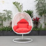 Pico Single Seater Hanging Swing With Stand For Balcony , Garden (White) - Image 14
