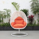 Pico Single Seater Hanging Swing With Stand For Balcony , Garden (White) - Image 13