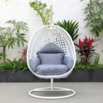 Pico Single Seater Hanging Swing With Stand For Balcony , Garden (White) - Image 9