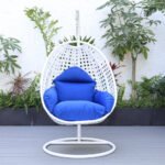 Pico Single Seater Hanging Swing With Stand For Balcony , Garden (White) - Image 16