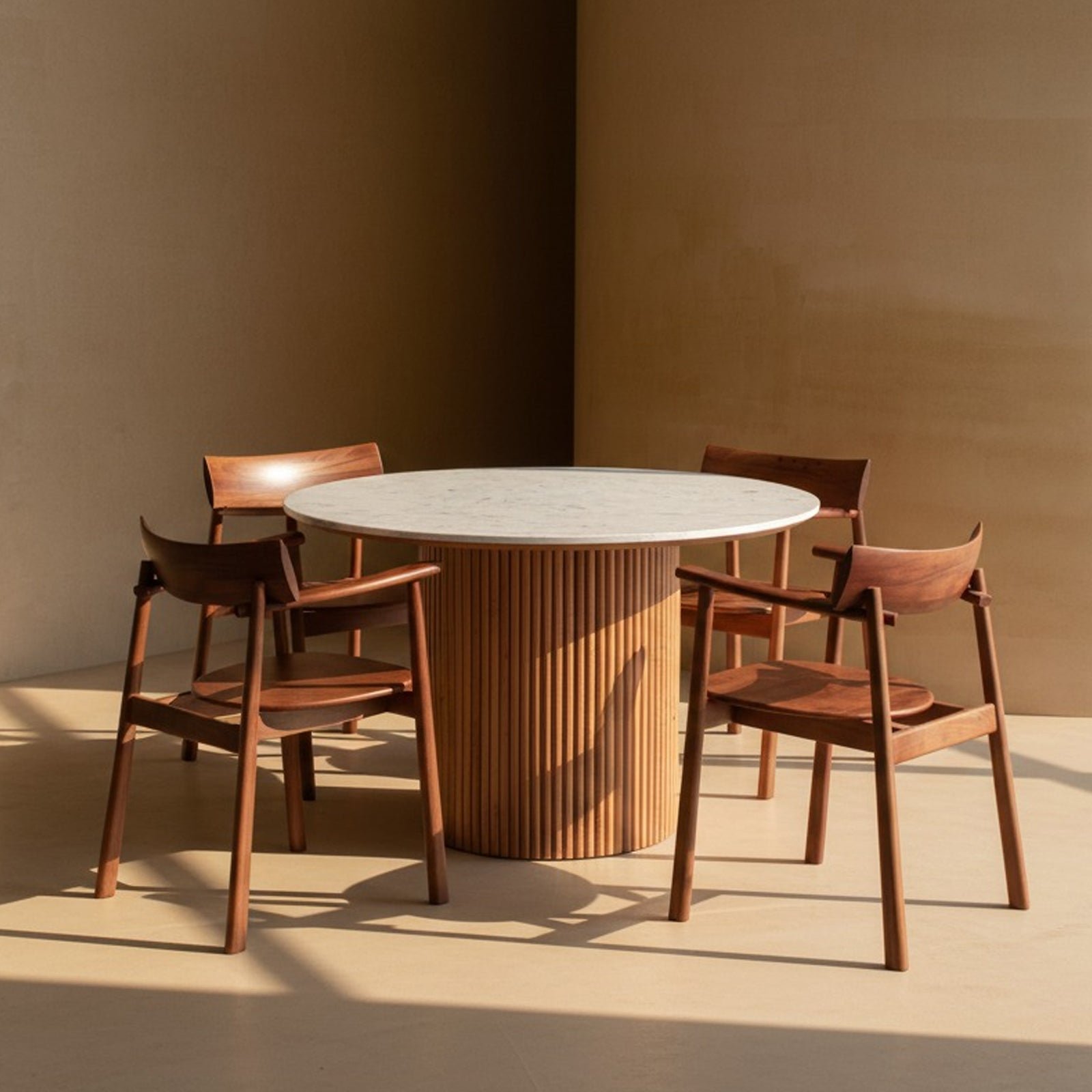 kotaro-4-seater-_Square Kotaro 4 Seater Dining Set - Image 1