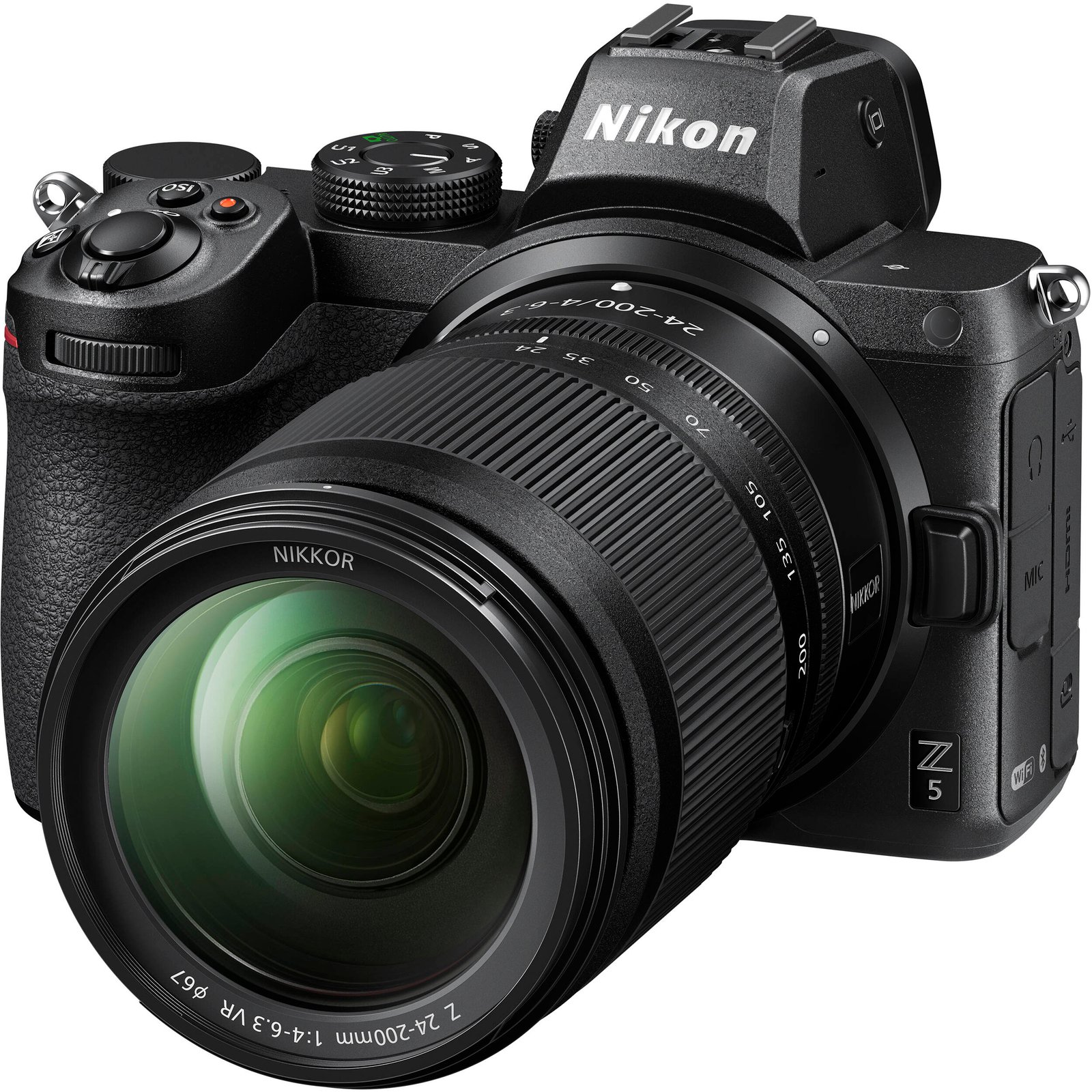 nikon_z_5_mirrorless_digital_1595299621_1578218 Nikon Z 5 Mirrorless Digital Camera with 24-200mm Lens - Image 1