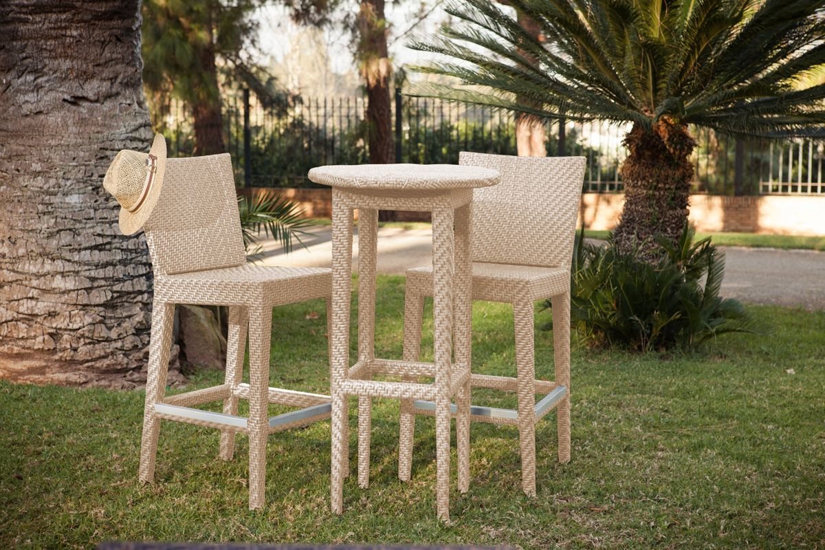 pjo-3801-nat-3pp-1 Lombardi Outdoor Patio Bar Sets 2 Chairs and 1 Table (Cream) - Image 1