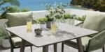 Bernardo Outdoor Patio Seating Set 2 Chairs and 1 Table Set (Beige+Green) Braided & Rope - Image 12