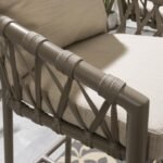 Hilario Outdoor Patio Bar Chair 1 Chair For Balcony Braided & Rope - Image 5