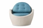 Crocetta Outdoor Sofa Set 3 Seater , 2 Single seater and 1 Center Table (Off White) - Image 7